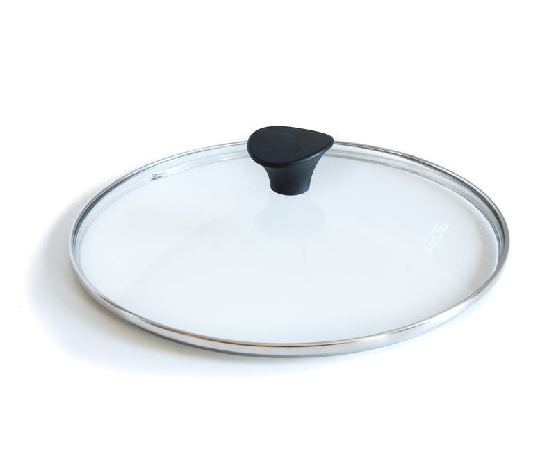 TECHEF 12 Inch Tempered Glass Lid â€“ Lid for 12â€ Pans and Skillets â€“ Steam Vent, Oven & Dishwasher Safe â€“ Tempered Glass â€“ Made in Korea - Image 4